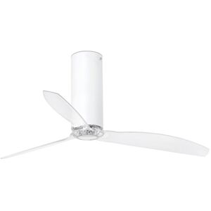 Faro Faro Tube - Medium Ceiling Fan with / without Light Matt White, Clear Faro Faro Tube - Medium Ceiling Fan with / without Light Matt White, Clear