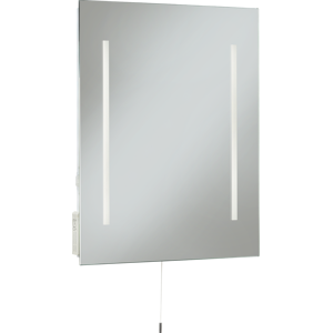 Knightsbridge Lighting 500 x 390mm LED Mirror with Dual Shaver Socket 230V IP44 10W Knightsbridge Lighting 500 x 390mm LED Mirror with Dual Shaver Socket 230V IP44 10W