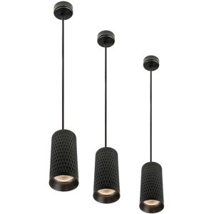 Larissa Lighting Laki Ceiling Pendant Light 1x GU10 Black Larissa Lighting Laki Ceiling Pendant Light 1x GU10 Black