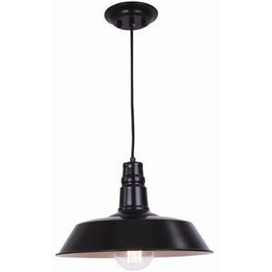 Larissa Lighting Agios Dome Ceiling Pendant 1 Light Steel Black Larissa Lighting Agios Dome Ceiling Pendant 1 Light Steel Black