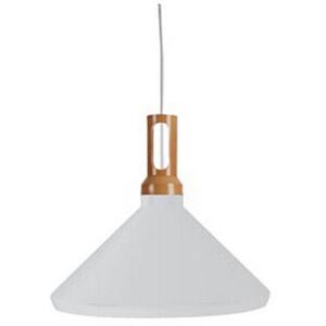 Larissa Lighting Petrich Dome Ceiling Pendant 1 Light Aluminium White Larissa Lighting Petrich Dome Ceiling Pendant 1 Light Aluminium White