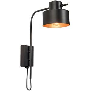 Larissa Lighting Neo Sconce Wall Lamp Black- Copper 1 Light Larissa Lighting Neo Sconce Wall Lamp Black- Copper 1 Light