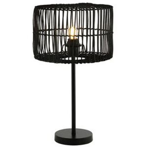 Larissa Lighting Xanthi E27 Max 40W Rattan, Iron Matterial Black On/Off Switch Larissa Lighting Xanthi E27 Max 40W Rattan, Iron Matterial Black On/Off Switch