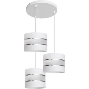 Helam Lighting Helam Helen Cluster Pendant Ceiling Light - White, Silver - 35cm - Ceiling Light Helam Lighting Helam Helen Cluster Pendant Ceiling Light - White, Silver - 35cm - Ceiling Light