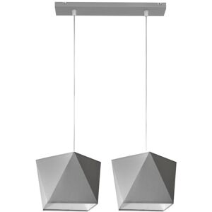 Helam Lighting Helam Adamant 50cm Grey Pendant Ceiling Light Helam Lighting Helam Adamant 50cm Grey Pendant Ceiling Light