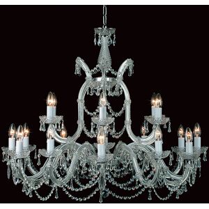 Impex Lighting Maria Therese 19 Light Strass Crystal Multi Arm Chandelier Impex Lighting Maria Therese 19 Light Strass Crystal Multi Arm Chandelier