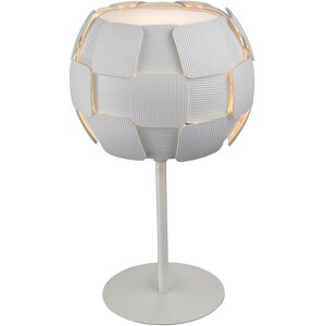 Impex Lighting Brigitte 1 Light Table Lamp White Frame Impex Lighting Brigitte 1 Light Table Lamp White Frame