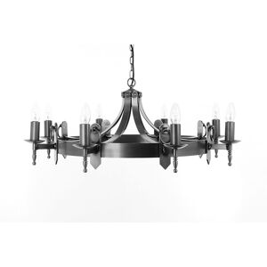 Impex Lighting Mitre 8 Light Matt Black Ceiling Pendant Light Impex Lighting Mitre 8 Light Matt Black Ceiling Pendant Light