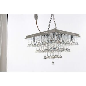 Impex Lighting Parma 8 Light Square Flush Polished Chrome Ceiling Fitting Impex Lighting Parma 8 Light Square Flush Polished Chrome Ceiling Fitting