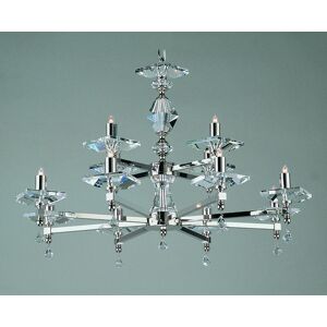 Impex Lighting Capri Optic Glass 12 Arm Chandelier Impex Lighting Capri Optic Glass 12 Arm Chandelier