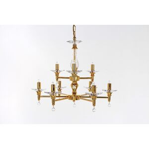 Impex Lighting San Marino Gold 9 Arm Chandelier Impex Lighting San Marino Gold 9 Arm Chandelier