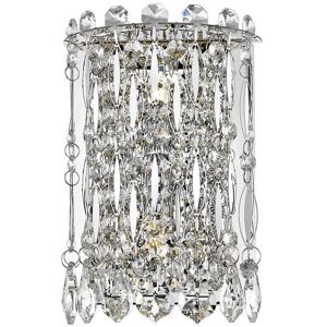 Netlighting Alita 2 Light Wall Lamp Chrome Crystal Grey - Wall Lamp Netlighting Alita 2 Light Wall Lamp Chrome Crystal Grey - Wall Lamp