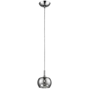 Impex Lighting Deni 1 Light Glass With Beads Chrome Dome Pendant Ceiling Light Impex Lighting Deni 1 Light Glass With Beads Chrome Dome Pendant Ceiling Light