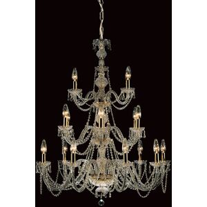 Impex Lighting Modra Crystal Gold 18 Arm Chandelier Impex Lighting Modra Crystal Gold 18 Arm Chandelier