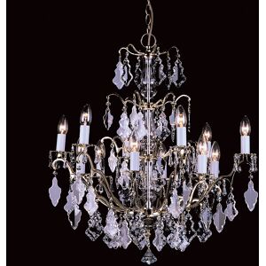 Impex Lighting Louvre Polished Brass Crystal 12 Arm Chandelier Impex Lighting Louvre Polished Brass Crystal 12 Arm Chandelier