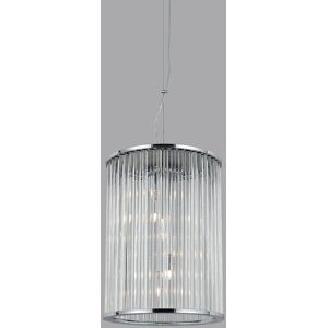 Impex Lighting Oklahoma 6 Light Chrome Lanterns Pendant Ceiling Light Impex Lighting Oklahoma 6 Light Chrome Lanterns Pendant Ceiling Light