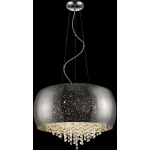 Netlighting Luna 5 Light Chrome Crystal Pendant Ceiling Light - Pendant Ceiling Light Netlighting Luna 5 Light Chrome Crystal Pendant Ceiling Light - Pendant Ceiling Light