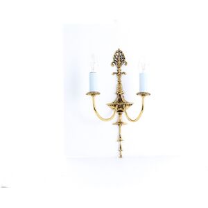 Impex Lighting Eden Polished Brass Candle Wall Lamp Impex Lighting Eden Polished Brass Candle Wall Lamp