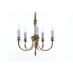 Impex Lighting Richmond Polished Brass 5 Arm Chandelier Impex Lighting Richmond Polished Brass 5 Arm Chandelier
