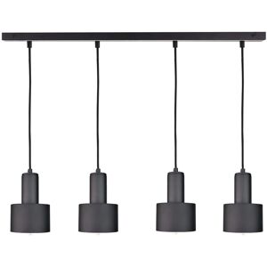 Keter Lighting Luce Bar Pendant Ceiling Light Black, 100cm, 4x E27 Keter Lighting Luce Bar Pendant Ceiling Light Black, 100cm, 4x E27