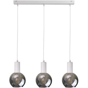 Keter Lighting Supra Bar Pendant Ceiling Light White, 60cm, 3x E27 Keter Lighting Supra Bar Pendant Ceiling Light White, 60cm, 3x E27