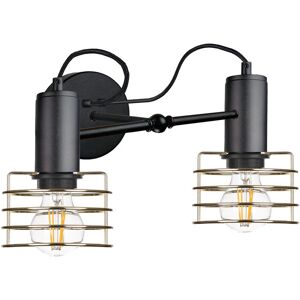 Keter Lighting Rune Wall Lamp Black, 25cm, 2x E27 Keter Lighting Rune Wall Lamp Black, 25cm, 2x E27