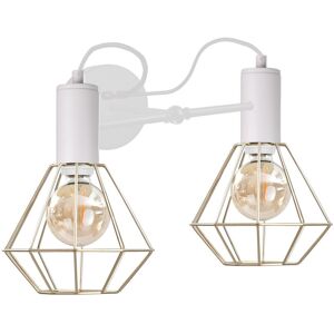 Keter Lighting Lars Wall Lamp White, 25cm, 2x E27 Keter Lighting Lars Wall Lamp White, 25cm, 2x E27