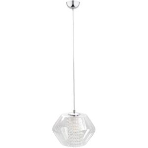 Keter Lighting Rodes Dome Pendant Ceiling Light - Crystal - 120cm Height - E27 Keter Lighting Rodes Dome Pendant Ceiling Light - Crystal - 120cm Height - E27