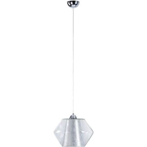 Keter Lighting Rodes Dome Pendant Ceiling Light Silver, 30cm, 1x E27 Keter Lighting Rodes Dome Pendant Ceiling Light Silver, 30cm, 1x E27