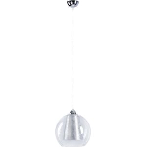 Keter Lighting Kula Dome Pendant Ceiling Light Silver, 30cm, 1x E27 Keter Lighting Kula Dome Pendant Ceiling Light Silver, 30cm, 1x E27