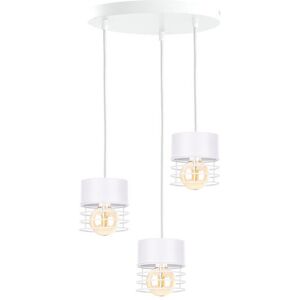 Keter Lighting Atollo Cluster Pendant Ceiling Light White, 32cm, 3x E27 Keter Lighting Atollo Cluster Pendant Ceiling Light White, 32cm, 3x E27