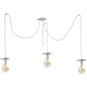 Keter Lighting Saturn Cluster Pendant Ceiling Light Silver, 3x E27 Keter Lighting Saturn Cluster Pendant Ceiling Light Silver, 3x E27