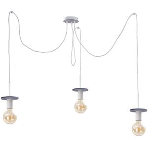 Keter Lighting Saturn Cluster Pendant Ceiling Light Grey, 3x E27 Keter Lighting Saturn Cluster Pendant Ceiling Light Grey, 3x E27