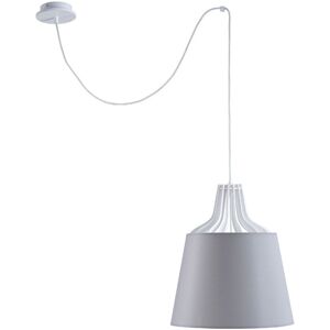 Keter Lighting Lea Dome Pendant Ceiling Light Grey, 38cm, 1x E27, 200cm Wire Keter Lighting Lea Dome Pendant Ceiling Light Grey, 38cm, 1x E27, 200cm Wire