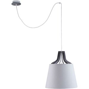 Keter Lighting Lucio Dome Pendant Ceiling Light White, 38cm, 1x E27, 200cm Wire Keter Lighting Lucio Dome Pendant Ceiling Light White, 38cm, 1x E27, 200cm Wire