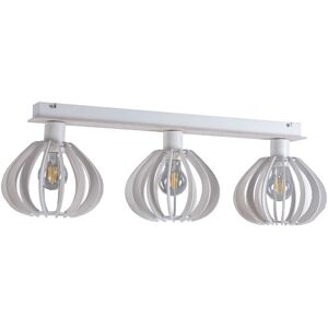 Keter Lighting Nicoleta Ceiling Spotlight Bar White, 62cm, 3x E27 Keter Lighting Nicoleta Ceiling Spotlight Bar White, 62cm, 3x E27