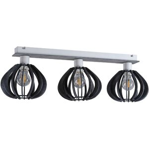 Keter Lighting Nicoleta Ceiling Spotlight Bar Grey, 62cm, 3x E27 Keter Lighting Nicoleta Ceiling Spotlight Bar Grey, 62cm, 3x E27