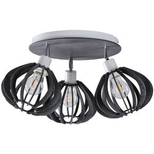 Keter Lighting Nicoleta Ceiling Spotlight Clusters Grey, 32cm, 3x E27 Keter Lighting Nicoleta Ceiling Spotlight Clusters Grey, 32cm, 3x E27