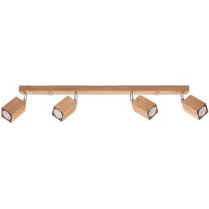 Sollux Keke Oak Square Ceiling Spotlight Bar Wood - Ceiling Light - Scandinavian Modern Sollux Keke Oak Square Ceiling Spotlight Bar Wood - Ceiling Light - Scandinavian Modern