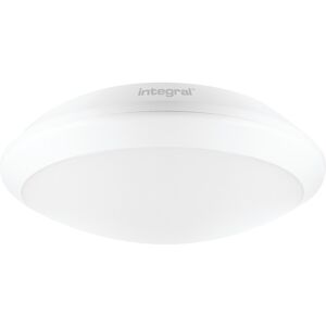 Integral LED Lighting Tough Shell + Bulkhead Emergency 3Hr 308mm Dia. IP66 1400LM 15W 4000K IK10 110 Beam Non Dimmable White 93LM/W Integral LED Lighting Tough Shell + Bulkhead Emergency 3Hr 308mm Dia. IP66 1400LM 15W 4000K IK10 110 Beam Non Dimmable White 93LM/W