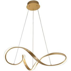 Luminosa Lighting Harford Dimmable Large Ceiling Pendant, 42W LED, 3000K, 2513lm, Sand Gold Luminosa Lighting Harford Dimmable Large Ceiling Pendant, 42W LED, 3000K, 2513lm, Sand Gold