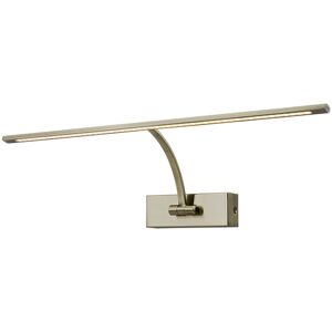 Luminosa Lighting Walton Large 1 Arm Wall Lamp, Picturex, 10W LED, 3000K, 850lm, Antique Brass Luminosa Lighting Walton Large 1 Arm Wall Lamp, Picturex, 10W LED, 3000K, 850lm, Antique Brass