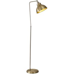 Luminosa Lighting Carmel Adjustable Floor Lamp, E27, Satin Nickel, Antique Brass, Gold Luminosa Lighting Carmel Adjustable Floor Lamp, E27, Satin Nickel, Antique Brass, Gold