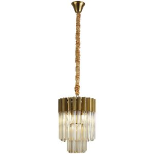 Luminosa Lighting Poland Ceiling Pendant Round 4 Light E14, Brass, Cognac Sculpted Glass Luminosa Lighting Poland Ceiling Pendant Round 4 Light E14, Brass, Cognac Sculpted Glass