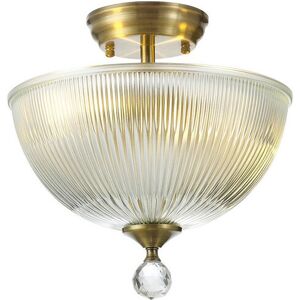 Luminosa Dresden 2 Light Semi Flush Ceiling Lamp - Ceiling Lamp Luminosa Dresden 2 Light Semi Flush Ceiling Lamp - Ceiling Lamp