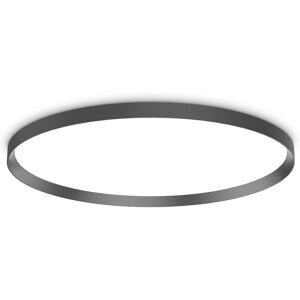 Ideal Lux FLY 90cm Black LED Semi Flush Light - Lighting Ideal Lux FLY 90cm Black LED Semi Flush Light - Lighting