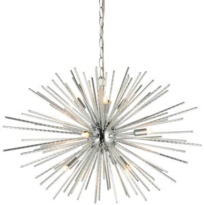 Endon Collection Lighting Lena 9 Light Spherical Pendant Chrome Plate, G9 Endon Collection Lighting Lena 9 Light Spherical Pendant Chrome Plate, G9