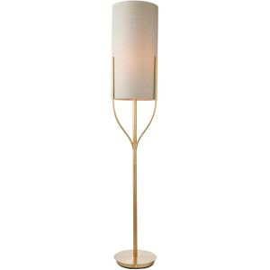 Netlighting Fraser Base & Shade Floor Lamp Satin Brass - Contemporary Floor Lamp Netlighting Fraser Base & Shade Floor Lamp Satin Brass - Contemporary Floor Lamp