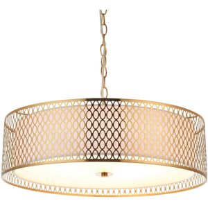 Endon Cordero White Fabric Dimmable Pendant Light - Pendant Ceiling Lamp Endon Cordero White Fabric Dimmable Pendant Light - Pendant Ceiling Lamp