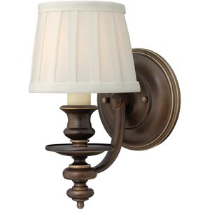 Elstead Lighting Dunhill 1 Light Indoor Wall Light Royal Bronze, E14 Elstead Lighting Dunhill 1 Light Indoor Wall Light Royal Bronze, E14